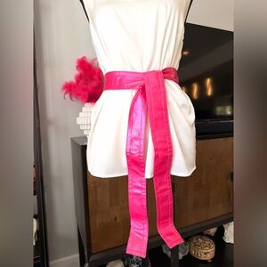 Vintage Hot Pink Sash Belt